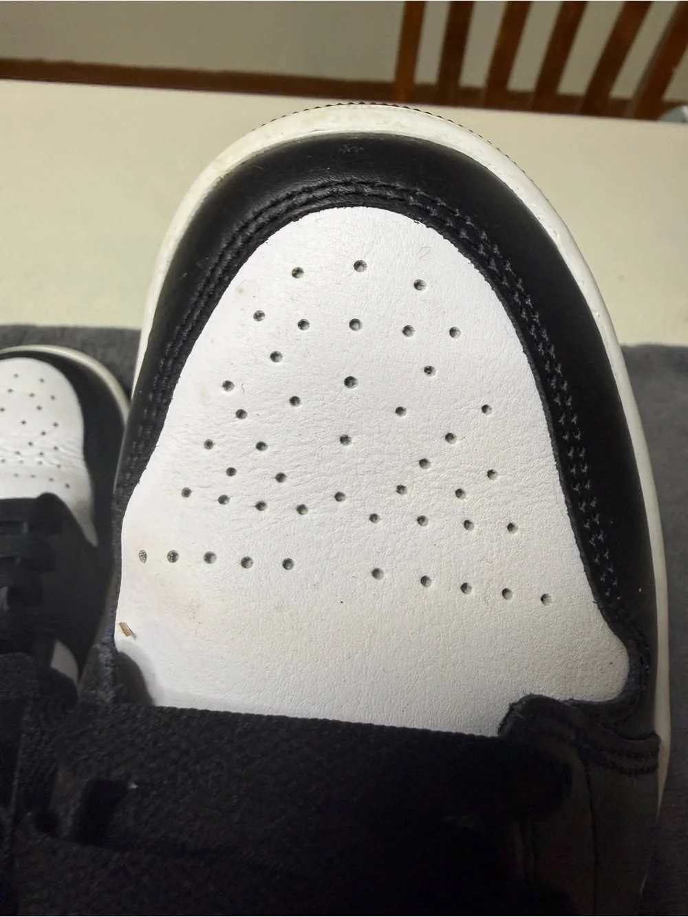 Jordan Low-Top Sneakers in Black, White, Gray